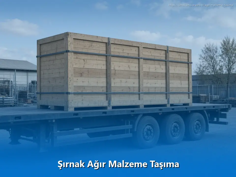 Şırnak Ağır Malzeme Taşıma